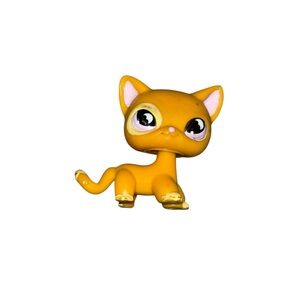 Littlest Pet Shop LPS shorthair cat 855